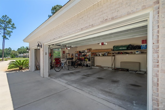 5136 Point Shores Ln, Gulf Breeze, FL 32563 - garage featuring concrete driveway