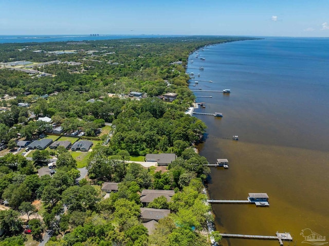 5136 Point Shores Ln, Gulf Breeze, FL 32563 - bird's eye view featuring a water view