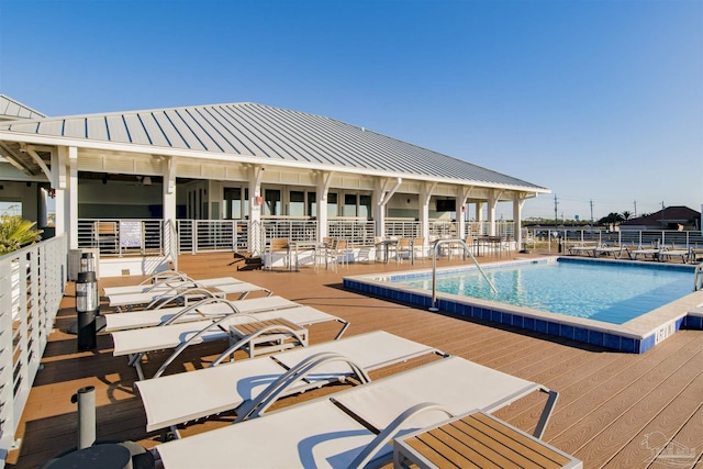 view of community pool