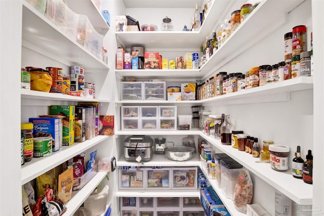 view of pantry