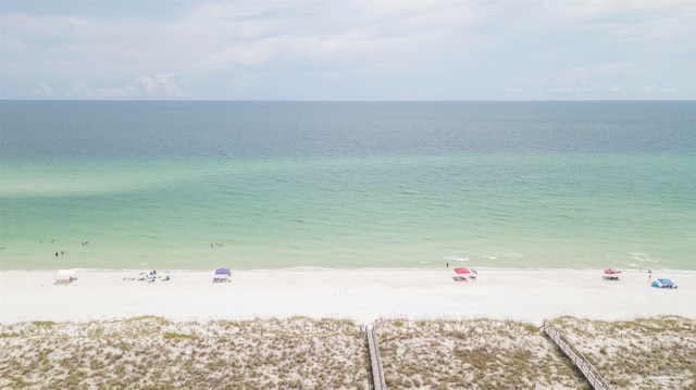 water view with a beach view