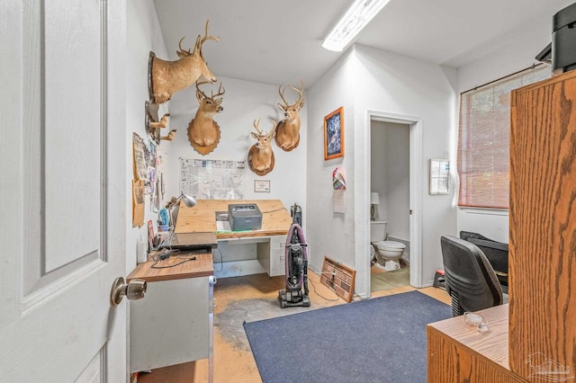 6552 Emerald Forest Dr, Milton, FL 32570 - office space with concrete flooring