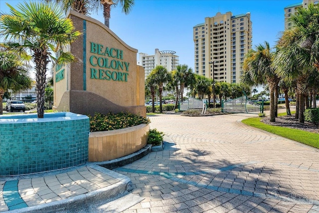 13599 Perdido Key Dr Unit T-2C, Perdido Key, FL 32507 - view of community with a gate and curved driveway
