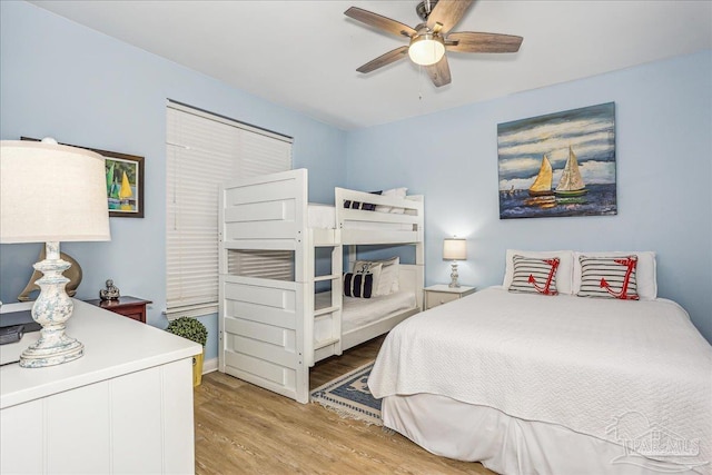 13599 Perdido Key Dr Unit T-2C, Perdido Key, FL 32507 - bedroom featuring light wood finished floors and ceiling fan