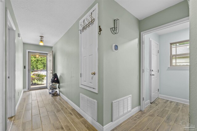 3963 Edgefield St, Pace, FL 32571 - hall featuring light wood-type flooring, baseboards, and healthy amount of natural light