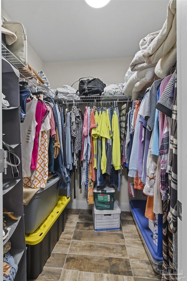 3963 Edgefield St, Pace, FL 32571 - walk in closet featuring wood finished floors