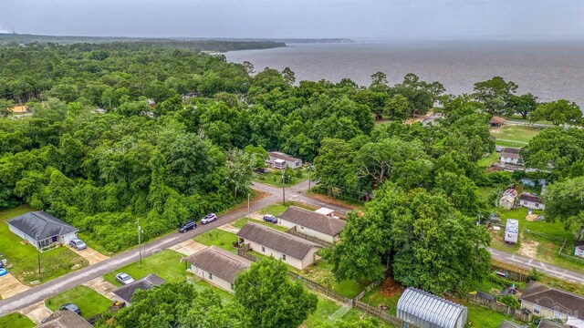 3963 Edgefield St, Pace, FL 32571 - bird's eye view of a large body of water and a heavily wooded area