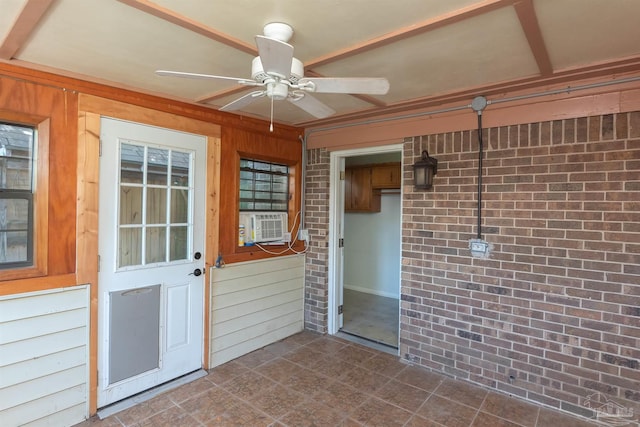 7026 Balboa Dr, Pensacola, FL 32526 - unfurnished sunroom with cooling unit