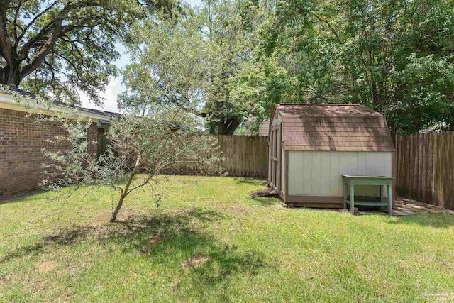 7026 Balboa Dr, Pensacola, FL 32526 - fenced backyard featuring a shed
