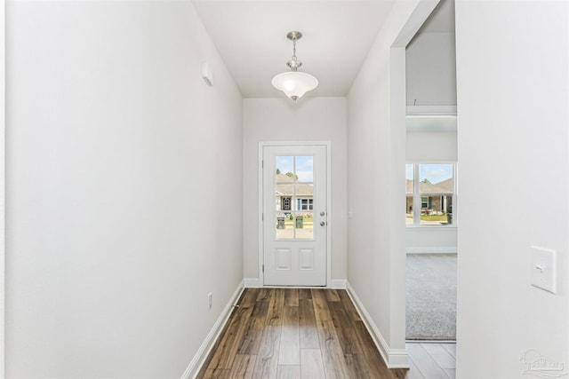 1644 Slate Dr, Cantonment, FL 32533 - entryway featuring wood finished floors and baseboards