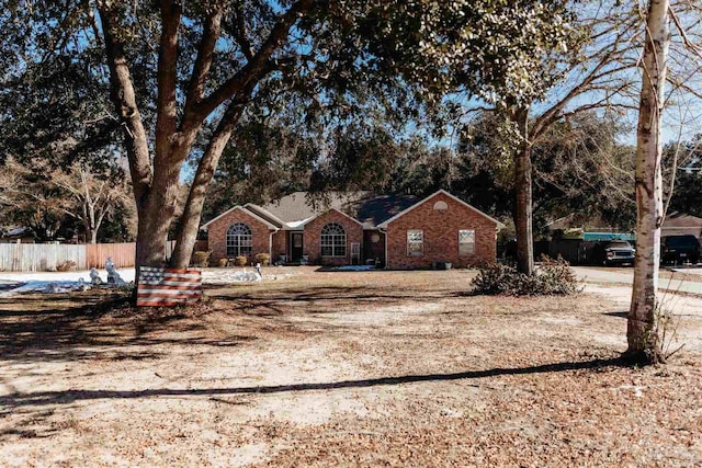 view of ranch-style house