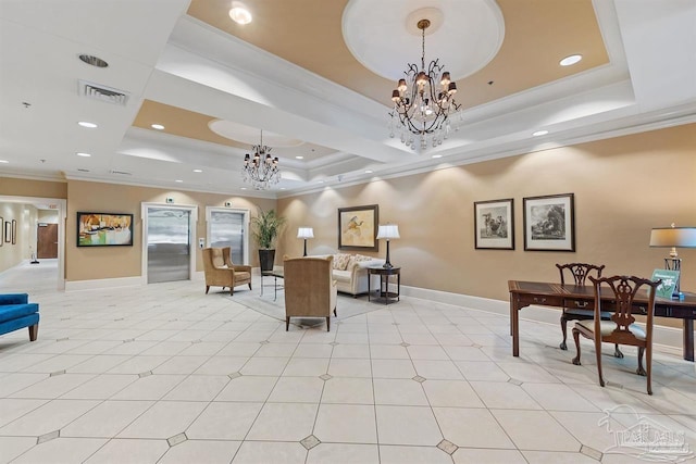 1700 Scenic Hwy Unit 404, Pensacola, FL 32503 - building lobby with ornamental molding and recessed lighting