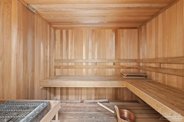 1700 Scenic Hwy Unit 404, Pensacola, FL 32503 - sauna featuring wood ceiling and wood walls