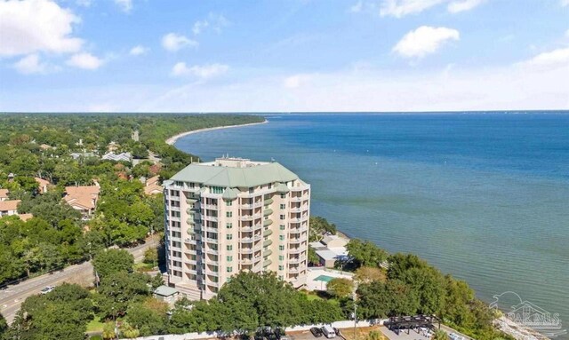 1700 Scenic Hwy Unit 404, Pensacola, FL 32503 - drone / aerial view of a large body of water and apartment complex / building