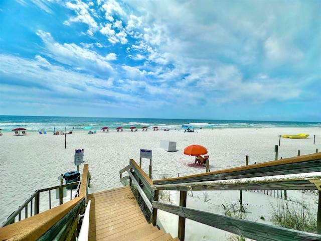 13817 Perdido Key Dr Unit 204, Pensacola, FL 32507 - view of water feature with a beach view and a boat dock