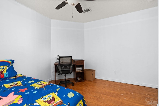 28 Easton St, Cantonment, FL 32533 - bedroom featuring wood finished floors, ceiling fan, and baseboards