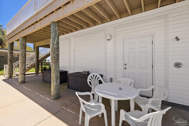 view of patio