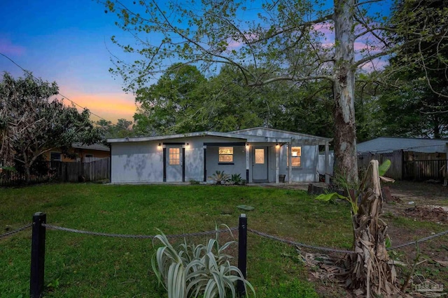 1106 N 50th Ave, Pensacola, FL 32506 - view of front facade featuring a yard and fence