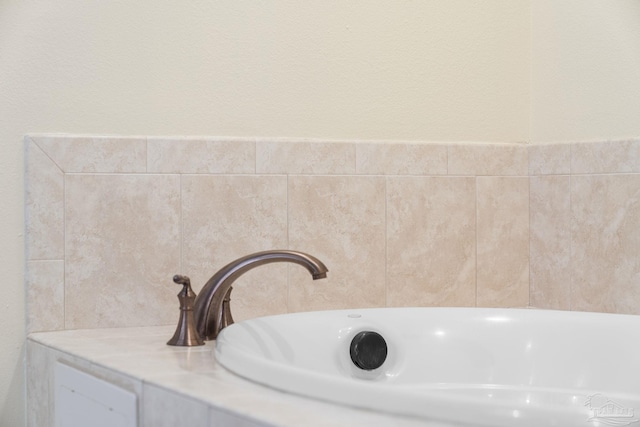 interior details featuring sink