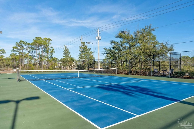 view of sport court