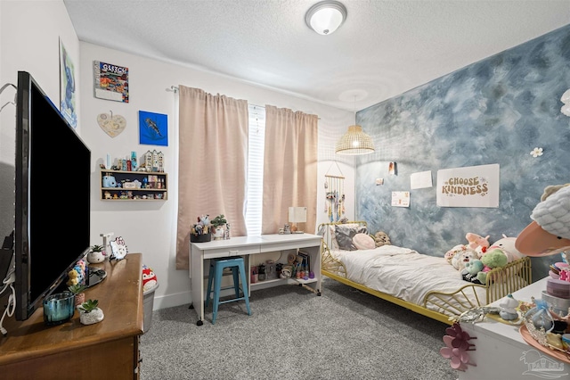 1223 Fenwick Ct, Cantonment, FL 32533 - bedroom with carpet flooring and a textured ceiling