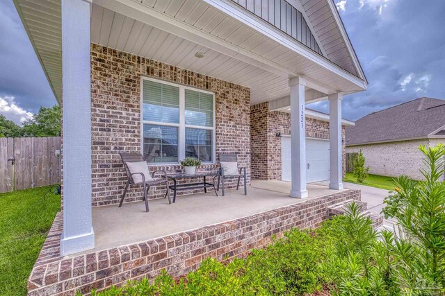 1223 Fenwick Ct, Cantonment, FL 32533 - view of porch