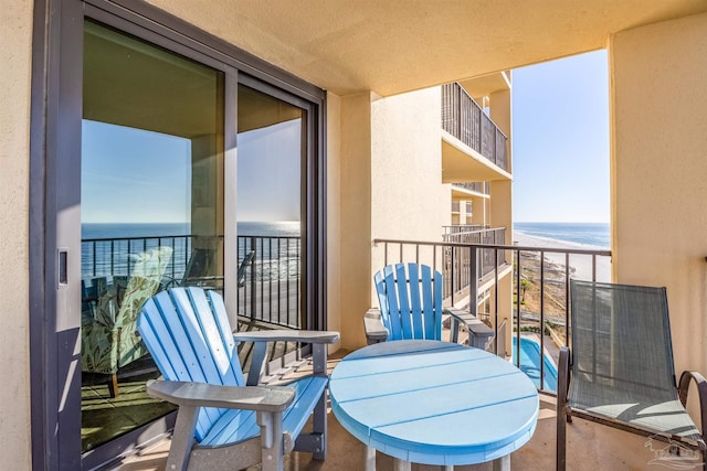24230 Perdido Beach Blvd Unit 3087, Orange Beach, AL 36561 - balcony with a water view and a beach view
