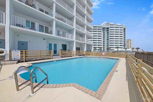 view of pool