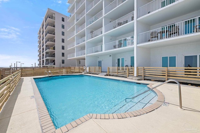 view of community pool