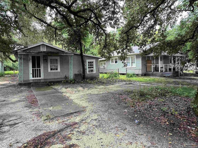 view of back of property