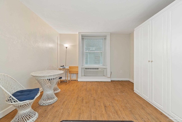 interior space featuring light hardwood / wood-style flooring