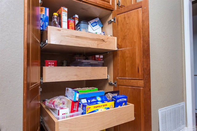 storage area featuring visible vents