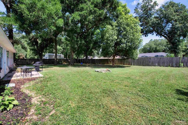 6439 Dallas Ave, Pensacola, FL 32526 - view of yard with a patio and a fenced backyard