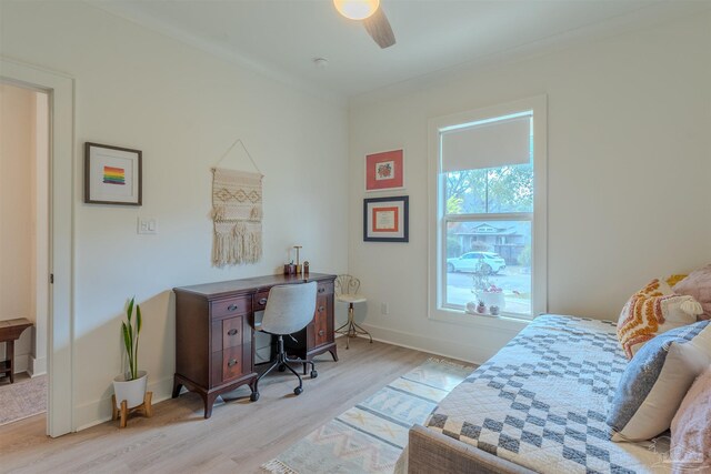 920 W Chase St, Pensacola, FL 32502 - office featuring ceiling fan and light wood-type flooring