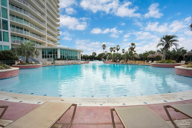 view of community pool