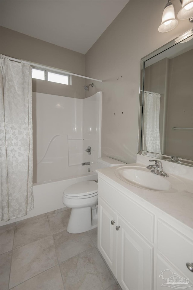 3200 Silverleaf Dr, Pensacola, FL 32504 - full bath with vanity, shower / tub combo with curtain, and toilet