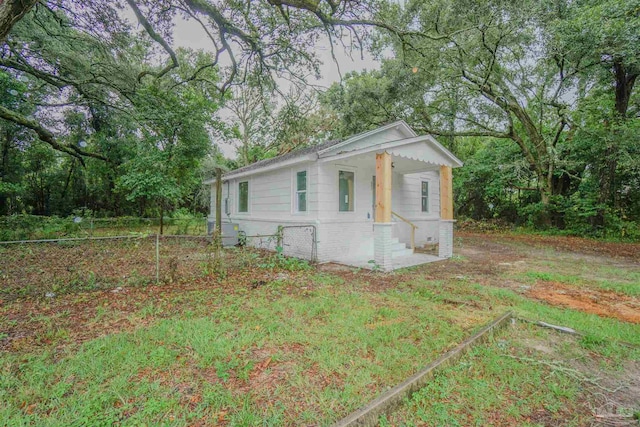 view of property exterior