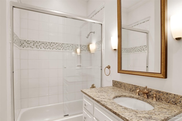13555 Sandy Key Dr Ph, Ph, Perdido Key, FL 32507 - bathroom with bath / shower combo with glass door and vanity