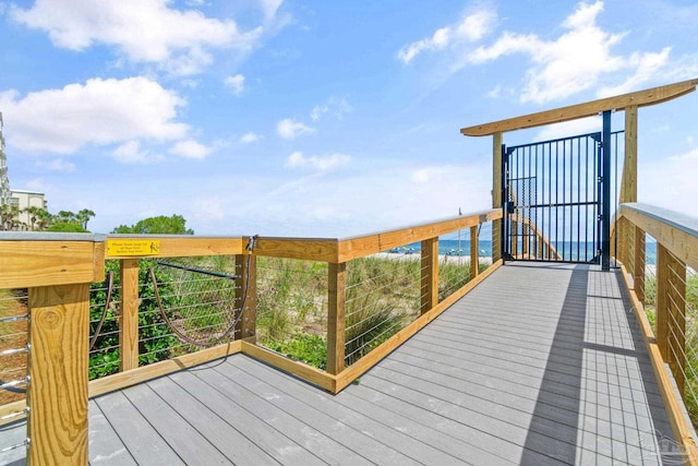 13555 Sandy Key Dr Ph, Ph, Perdido Key, FL 32507 - view of wooden terrace