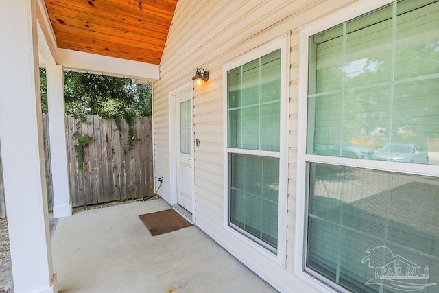 view of property entrance