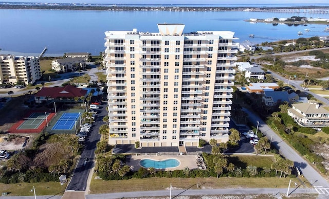 view of property featuring a water view