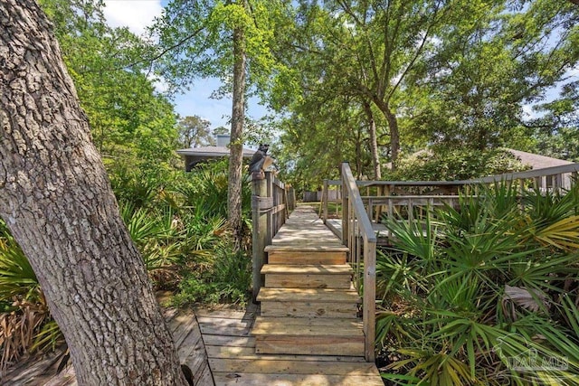 1948 Tanbark Dr, Milton, FL 32583 - view of community with a wooden deck