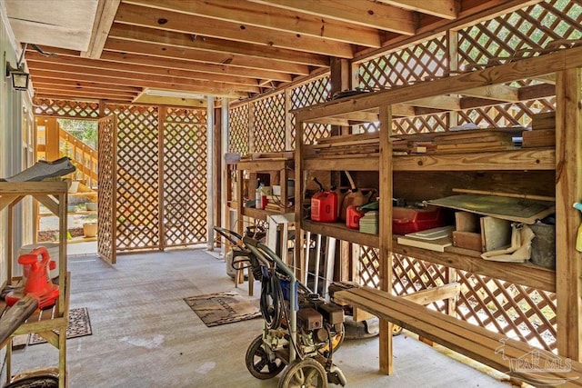 1948 Tanbark Dr, Milton, FL 32583 - wooden terrace with stairs