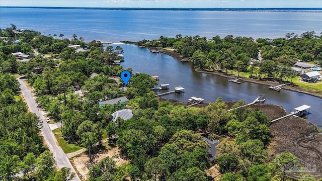 1948 Tanbark Dr, Milton, FL 32583 - bird's eye view of a nearby body of water and a tree filled landscape