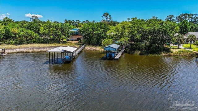 1948 Tanbark Dr, Milton, FL 32583 - dock featuring a water view