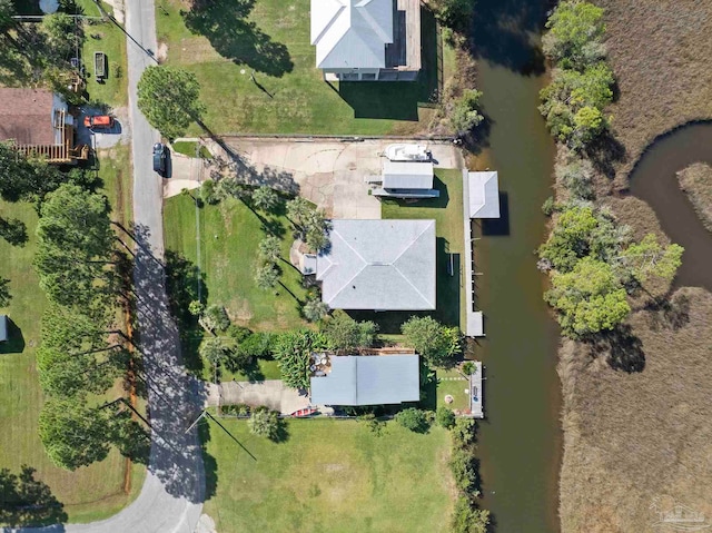 7730 Sunfish Ln, Milton, FL 32583 - birds eye view of property featuring a water view