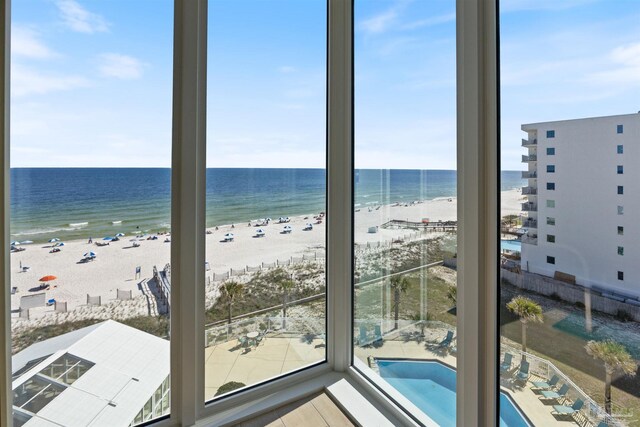 13753 Perdido Key Dr Unit 608, Pensacola, FL 32507 - water view with a beach view