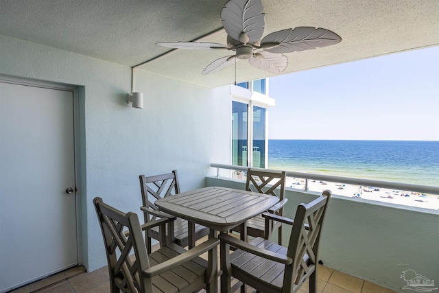 13753 Perdido Key Dr Unit 608, Pensacola, FL 32507 - balcony with a water view and a view of the beach