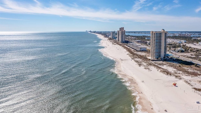 13753 Perdido Key Dr Unit 608, Pensacola, FL 32507 - birds eye view of property with a water view and a view of the beach