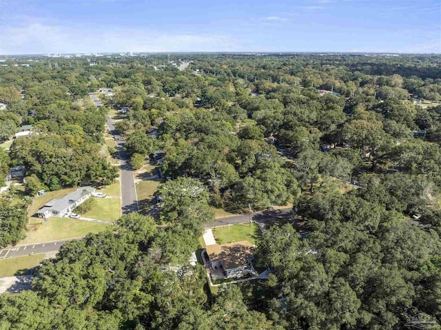 5607 Fairview Dr, Pensacola, FL 32505 - aerial view of property and surrounding area featuring a forest